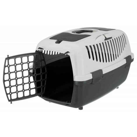 Box De Transport Capri 2, Taille XS-S, 37 X 34 X 55 Cm, Gris. Pour Petit Chien. - Trixie - Gris 2 Box De Transport Capri 2, Taille XS-S, 37 X 34 X 55 Cm, Gris. Pour Petit Chien. - Trixie - Gris – Image 2