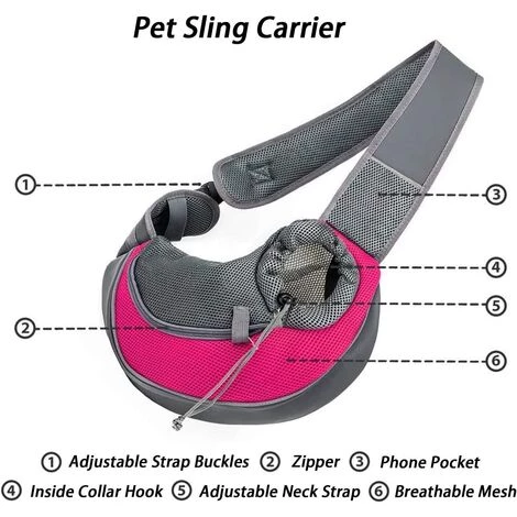 SUPERMARKET Sac De Transport Chat Chien Sac Bandoulière Réglable Pour Animaux De Compagnie Sac Transport Chiot Lapin Sac à Main Épaule En Maille Respirant Sac De Voyage Avec Pochette Pour Shopping Extérieur,Superma 2 SUPERMARKET Sac De Transport Chat Chien Sac Bandoulière Réglable Pour Animaux De Compagnie Sac Transport Chiot Lapin Sac à Main Épaule En Maille Respirant Sac De Voyage Avec Pochette Pour Shopping Extérieur,Superma – Image 2