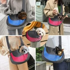 SUPERMARKET Sac De Transport Chat Chien Sac Bandoulière Réglable Pour Animaux De Compagnie Sac Transport Chiot Lapin Sac à Main Épaule En Maille Respirant Sac De Voyage Avec Pochette Pour Shopping Extérieur,Superma 9 SUPERMARKET Sac De Transport Chat Chien Sac Bandoulière Réglable Pour Animaux De Compagnie Sac Transport Chiot Lapin Sac à Main Épaule En Maille Respirant Sac De Voyage Avec Pochette Pour Shopping Extérieur,Superma -Cage, caisse et transport pour chien Soldes 52533636 5