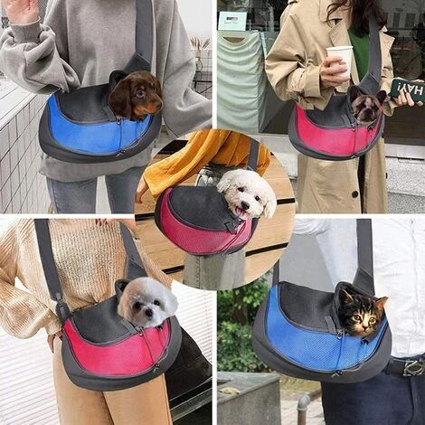 SUPERMARKET Sac De Transport Chat Chien Sac Bandoulière Réglable Pour Animaux De Compagnie Sac Transport Chiot Lapin Sac à Main Épaule En Maille Respirant Sac De Voyage Avec Pochette Pour Shopping Extérieur,Superma 5 SUPERMARKET Sac De Transport Chat Chien Sac Bandoulière Réglable Pour Animaux De Compagnie Sac Transport Chiot Lapin Sac à Main Épaule En Maille Respirant Sac De Voyage Avec Pochette Pour Shopping Extérieur,Superma – Image 5