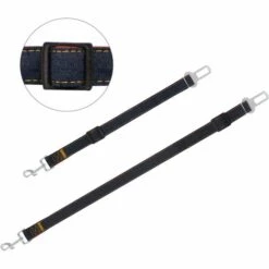 REGALI Ceinture De Sécurité Pour Chien, Lot De 2 Ceintures De Sécurité Réglables Pour Animal De Compagnie, Laisses De Sécurité Pour Harnais Pour Chien, Laisse De Voyage Pour Véhicule De Chat, Longueur Réglable (rouge) -Cage, caisse et transport pour chien Soldes 52572191 3