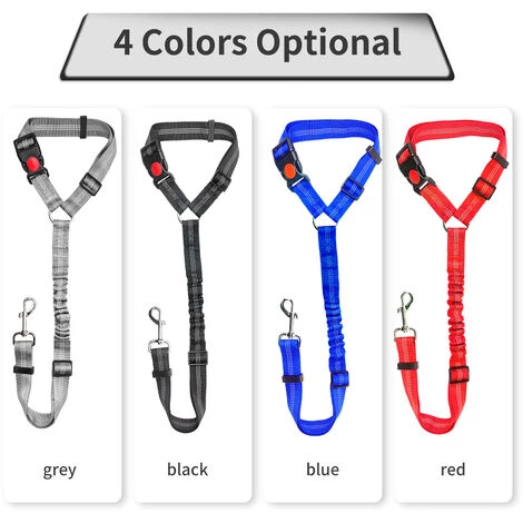 SUPERSELLER Accessoires De Voiture Pour Chien 100cm Ceinture De Sécurité De Voiture Pour Animaux De Compagnie Chien Laisse Marche Chien Corde Chien Ceinture Chien Voiture Ceinture De Sécurité - Bleu 3 SUPERSELLER Accessoires De Voiture Pour Chien 100cm Ceinture De Sécurité De Voiture Pour Animaux De Compagnie Chien Laisse Marche Chien Corde Chien Ceinture Chien Voiture Ceinture De Sécurité - Bleu – Image 3