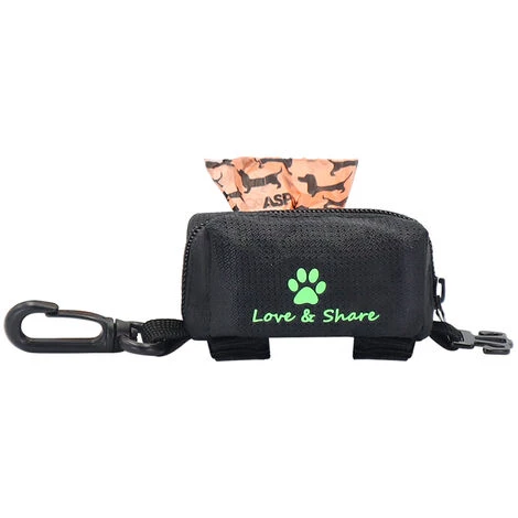 SUPERSELLER Sac De Transport Pour Chien Porte-sac Pour Caca Pour Animaux De Compagnie Attache Pour Laisse Distributeur De Sacs à Déchets Adoptez Pour Le Tissu Oxford Pour Chiens Chats Courir Marche Formation Accessoire De Randonnée , Le Noir 2 SUPERSELLER Sac De Transport Pour Chien Porte-sac Pour Caca Pour Animaux De Compagnie Attache Pour Laisse Distributeur De Sacs à Déchets Adoptez Pour Le Tissu Oxford Pour Chiens Chats Courir Marche Formation Accessoire De Randonnée , Le Noir – Image 2