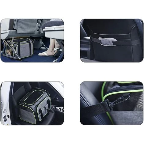 VERSAILLESFR Sac Transport Chat Chien, Sac De Transport Extensible Pour Chat Chien Et Autres Animaux De Compagnie, Souple Et Pliable Avec Tapis En Laine Pour Voyage En Avion/Voiture/Train 51*43*29cm,Versailles 5 VERSAILLESFR Sac Transport Chat Chien, Sac De Transport Extensible Pour Chat Chien Et Autres Animaux De Compagnie, Souple Et Pliable Avec Tapis En Laine Pour Voyage En Avion/Voiture/Train 51*43*29cm,Versailles – Image 5
