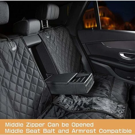 DECKON Housse De Siège Pour Chien Pour La Banquette Arrière, Housse De Siège Pour Chien Imperméable Et Résistante Aux Rayures Protecteurs De Siège Antidérapants Lavables Pour Voitures, Camion 2 DECKON Housse De Siège Pour Chien Pour La Banquette Arrière, Housse De Siège Pour Chien Imperméable Et Résistante Aux Rayures Protecteurs De Siège Antidérapants Lavables Pour Voitures, Camion – Image 2