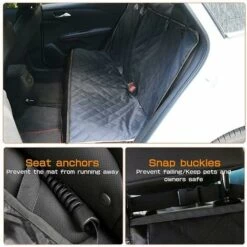 DECKON Housse De Siège Pour Chien Pour La Banquette Arrière, Housse De Siège Pour Chien Imperméable Et Résistante Aux Rayures Protecteurs De Siège Antidérapants Lavables Pour Voitures, Camion 5 DECKON Housse De Siège Pour Chien Pour La Banquette Arrière, Housse De Siège Pour Chien Imperméable Et Résistante Aux Rayures Protecteurs De Siège Antidérapants Lavables Pour Voitures, Camion -Cage, caisse et transport pour chien Soldes 52978275 3