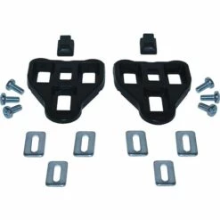 CYCLINGCOLORS Cale Vélo Compatible Look Delta Noir 0° Cales Chaussure Route Course VTT Automatique