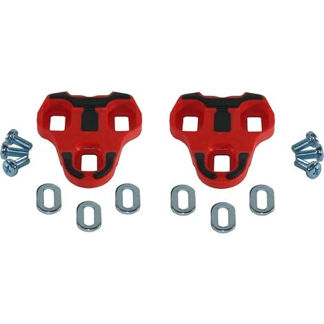 CYCLINGCOLORS Cale Chaussure Vélo Grip Rouge 9° Compatible Look Keo Antidérapant Cales Paire Route 1 CYCLINGCOLORS Cale Chaussure Vélo Grip Rouge 9° Compatible Look Keo Antidérapant Cales Paire Route