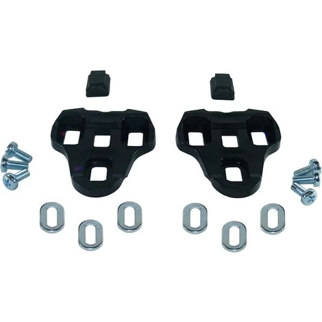 CYCLINGCOLORS Cale Chaussure Vélo Noir 0° Compatible Look Keo Cales Paire Route 1 CYCLINGCOLORS Cale Chaussure Vélo Noir 0° Compatible Look Keo Cales Paire Route