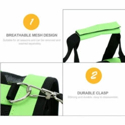 LIFCAUSAL Sac De Transport Pour Animaux De Compagnie Sac De Voyage Pour Chat Sac De Transport En Maille Respirante Sac De Transport Pliable Pour L'extérieur Pour Chats Et Petits Chiens Voyage Camping Randonnée -Cage, caisse et transport pour chien Soldes 53931084 4