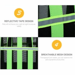 LIFCAUSAL Sac De Transport Pour Animaux De Compagnie Sac De Voyage Pour Chat Sac De Transport En Maille Respirante Sac De Transport Pliable Pour L'extérieur Pour Chats Et Petits Chiens Voyage Camping Randonnée -Cage, caisse et transport pour chien Soldes 53931084 5