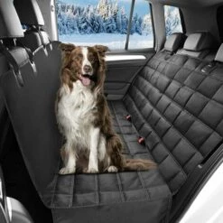 SUPERMARKET Housse De Siège Pour Chien Protection De Banquette Siège Arrière Imperméable, Superma, Une Pièce, Noir