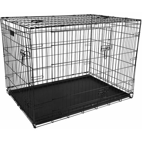 Cage Pour Chiens CRATE XL DISTRICT70 - Noir 1 Cage Pour Chiens CRATE XL DISTRICT70 - Noir