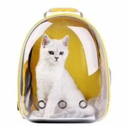 MONACO PETS Sac à Dos De Transport Bulle Pour Pour Chat Ou Petit Chien Jaune - Jaune