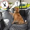 DECKON Housse De Siège Arrière Pour Chien, Housse De Siège De Voiture Pour Chien 100% étanche Avec Fenêtre En Maille, Hamac De Voiture Pour Chien Anti-rayures Et Antidérapant, Housse De Siège De Voiture Pour Chien, Housse De Siège Arrière Pour Chien De Voiture,