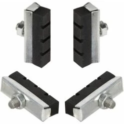 CYCLINGCOLORS 4x Patin De Frein Vélo 40mm Traditionnel à Vis Vélo Cycle Universel Plaquette Remplacement