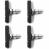 CYCLINGCOLORS 4x Patin De Frein Vélo 60mm Symétrique à Vis V-Brake Compatible Avec Pour Shimano Tektro Avid Sram Jante Cycle VTT VTC Ville