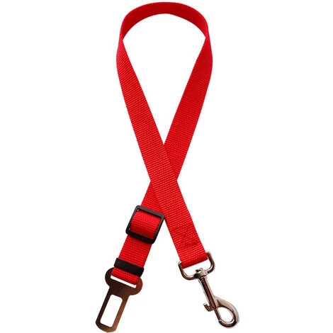 ILOVEMILAN Ceinture De Sécurité Réglable Pour Chien Et Chat De Voiture (rouge) 1 ILOVEMILAN Ceinture De Sécurité Réglable Pour Chien Et Chat De Voiture (rouge)