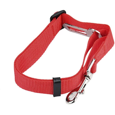 ILOVEMILAN Ceinture De Sécurité Réglable Pour Chien Et Chat De Voiture (rouge) 2 ILOVEMILAN Ceinture De Sécurité Réglable Pour Chien Et Chat De Voiture (rouge) – Image 2