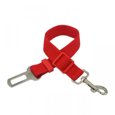 ILOVEMILAN Ceinture De Sécurité Réglable Pour Chien Et Chat De Voiture (rouge) 3 ILOVEMILAN Ceinture De Sécurité Réglable Pour Chien Et Chat De Voiture (rouge) – Image 3