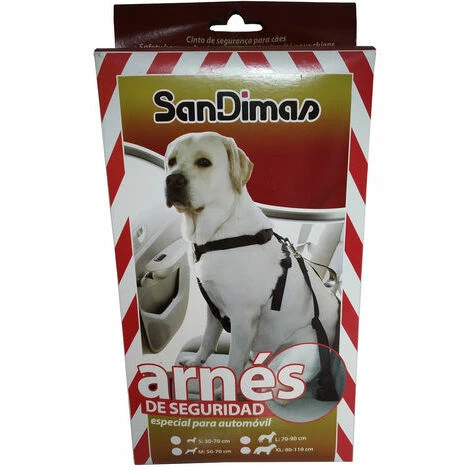 SAN DIMAS S_curit_ Des Voitures Harns Id_al Pour Les Gros Chiens Taille L. P_rimtre Torracico: 70-90 Cm. 1 SAN DIMAS S_curit_ Des Voitures Harns Id_al Pour Les Gros Chiens Taille L. P_rimtre Torracico: 70-90 Cm.