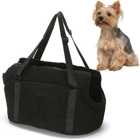 Sac Transport Chien Lavable Sac à Main Pour Petit Chien Chat Panier Transport Sac De Voyage Chihuahua Noir -Macaron 1 Sac Transport Chien Lavable Sac à Main Pour Petit Chien Chat Panier Transport Sac De Voyage Chihuahua Noir -Macaron