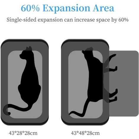 Sac De Transport Chat Chien Extensible Et Autres Animaux De Compagnie, Filet Respirant, Spacieux, Pliable Amovible Pour Voyage En Avion/Train/Voiture -Macaron 3 Sac De Transport Chat Chien Extensible Et Autres Animaux De Compagnie, Filet Respirant, Spacieux, Pliable Amovible Pour Voyage En Avion/Train/Voiture -Macaron – Image 3