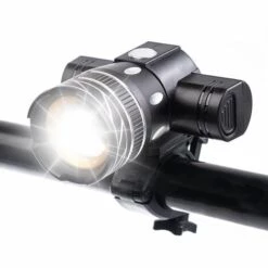Éclairage De Vélo, Super Capacité De Vélo 5000 Lumens 3 Modes Réglables étanches Avant LED Pour Tous Les Vélos (noir)-BISBISOUS