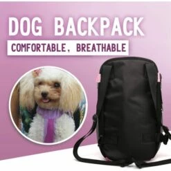 Fei Yu Sac à Dos Pour Animal De Compagnie, Réglable, Mains-Libres, Jambes écartées Et Respirant Sac à Dos Pour Animal De Compagnie Chien Devant, Rose, S -Cage, caisse et transport pour chien Soldes 56413792 3
