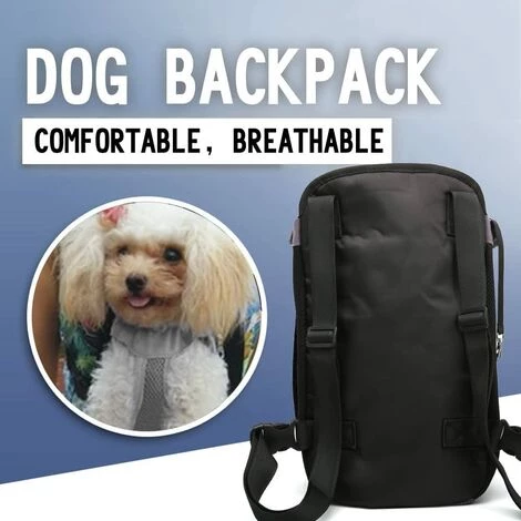 Fei Yu Pet Dog Carrier Backpack Respirant En Plein Air Voyage Chien À Dos Toile Jambes De Toile À L'avant Sac D'épaule Pet Sacs Animaux Durable Sac À Bandoulière (XL; Chest(43cm-63cm), Gris) 2 Fei Yu Pet Dog Carrier Backpack Respirant En Plein Air Voyage Chien À Dos Toile Jambes De Toile À L'avant Sac D'épaule Pet Sacs Animaux Durable Sac À Bandoulière (XL; Chest(43cm-63cm), Gris) – Image 2