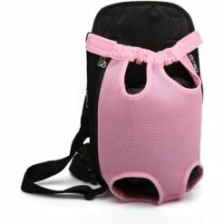 Fei Yu Pet Dog Carrier Backpack Respirant En Plein Air Voyage Chien À Dos Toile Jambes De Toile À L'avant Sac D'épaule Pet Sacs Animaux Durable Sac À Bandoulière (Small; Chest(Under 30cm), Rose)