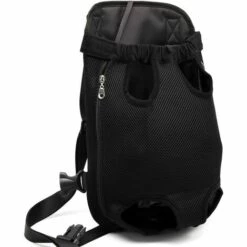 Fei Yu Pet Dog Carrier Backpack Respirant En Plein Air Voyage Chien À Dos Toile Jambes De Toile À L'avant Sac D'épaule Pet Sacs Animaux Durable Sac À Bandoulière (Medium; Chest(24cm-53cm), Noir)