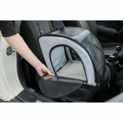 Siège De Voiture Pour Chien Taille : 44 × 37 × 40 Cm - Animallparadise - Gris -Cage, caisse et transport pour chien Soldes 56623940 5