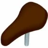 CYCLINGCOLORS Selle De Vélo Marron Avec Tige 22mm Mousse Haute Densité Confortable Assise 130x210mm Vtt Homme Femme Enfant