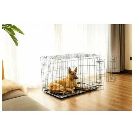 AUTRES Cage Chiens - Grands Et Moyens - NALA 91x58x66cm 2 AUTRES Cage Chiens - Grands Et Moyens - NALA 91x58x66cm – Image 2