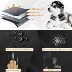 VIEWEE Sac De Transport Chien Chat, Siège Arrière De Voiture Chien - Côtés Robustes, Housse De Siège Voiture Chien Avec Sangle De Sécurité En Oxford Respirant&Impériable Pour Chien De Moyenne/petite Taille 8 VIEWEE Sac De Transport Chien Chat, Siège Arrière De Voiture Chien - Côtés Robustes, Housse De Siège Voiture Chien Avec Sangle De Sécurité En Oxford Respirant&Impériable Pour Chien De Moyenne/petite Taille -Cage, caisse et transport pour chien Soldes 57502857 4