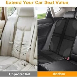 TINOR Protection Siege Voiture, Protecteur De Siège Voiture Avec Poches Organisateur, Couvre Siege Auto Confort Pour Enfants, Housse Siege Voiture Protection Voiture Chien (Noir 1pcs) 8 TINOR Protection Siege Voiture, Protecteur De Siège Voiture Avec Poches Organisateur, Couvre Siege Auto Confort Pour Enfants, Housse Siege Voiture Protection Voiture Chien (Noir 1pcs) -Cage, caisse et transport pour chien Soldes 57644125 4