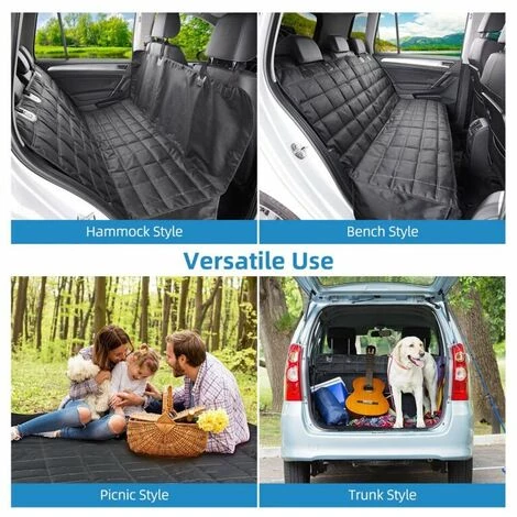 Housse Voiture Chien, Housse De Siège Pour Chien, Protection De Siège Chien, Taille Universelle, 147cm*137cm, Installation/Nettoyage Facile Accessoires De Voiture Pour Chien LITZEE 4 Housse Voiture Chien, Housse De Siège Pour Chien, Protection De Siège Chien, Taille Universelle, 147cm*137cm, Installation/Nettoyage Facile Accessoires De Voiture Pour Chien LITZEE – Image 4