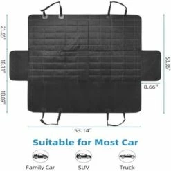 Housse Voiture Chien, Housse De Siège Pour Chien, Protection De Siège Chien, Taille Universelle, 147cm*137cm, Installation/Nettoyage Facile Accessoires De Voiture Pour Chien LITZEE 9 Housse Voiture Chien, Housse De Siège Pour Chien, Protection De Siège Chien, Taille Universelle, 147cm*137cm, Installation/Nettoyage Facile Accessoires De Voiture Pour Chien LITZEE -Cage, caisse et transport pour chien Soldes 57656930 5