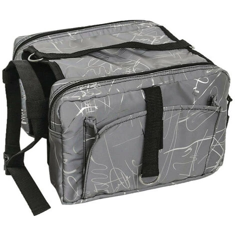 ZHUOXUAN Sac à Dos Réglable Pour Chien Avec Sacoches, Idéal Pour La Randonnée(gris) 4 ZHUOXUAN Sac à Dos Réglable Pour Chien Avec Sacoches, Idéal Pour La Randonnée(gris) – Image 4