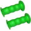 CYCLINGCOLORS Poignée Vélo Enfant 85mm Diamètre 19mm Draisienne Trottinette Tricycle Sécurité Fermée Paire, Vert
