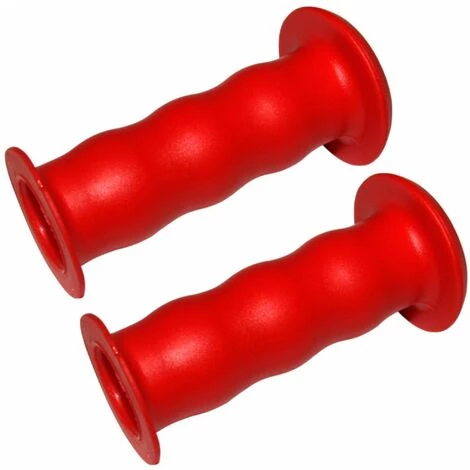 CYCLINGCOLORS Poignée Vélo Enfant 85mm Diamètre 22mm Draisienne Trottinette Tricycle Sécurité Fermée Paire, Rouge 1 CYCLINGCOLORS Poignée Vélo Enfant 85mm Diamètre 22mm Draisienne Trottinette Tricycle Sécurité Fermée Paire, Rouge