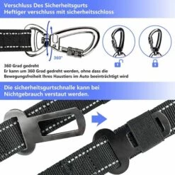 LONGZIMING Ceinture De Sécurité Pour Chien Et Chat - Harnais De Sécurité Réglable Pour Toutes Les Races De Chiens Et Les Types De Voitures 7 LONGZIMING Ceinture De Sécurité Pour Chien Et Chat - Harnais De Sécurité Réglable Pour Toutes Les Races De Chiens Et Les Types De Voitures -Cage, caisse et transport pour chien Soldes 58324541 3
