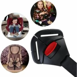 LONGZIMING Boucle De Verrouillage Fixe Pour Siège De Voiture Pour Bébé (noir) -Cage, caisse et transport pour chien Soldes 58324713 5