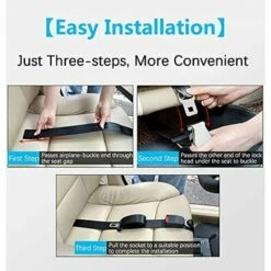 LONGZIMING Ceinture Securite Femme Enceinte Ceinture De Sécurité Pour Femme Enceinte, Protège L'estomac Et Le Bébé, Ceinture De Sécurité De Grossesse, Ceinture De Protection Pour La Chirurgie Abdominale -Cage, caisse et transport pour chien Soldes 58324999 4