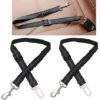 LONGZIMING Harnais Voiture Pour Chiens,2 PCS Ceinture De Sécurité Pour Chien Pour Voiture,réglable, Absorption Des Chocs, Bande Réfléchissante, Convient Pour Toutes Les Races De Chiens Et Types De Voitures
