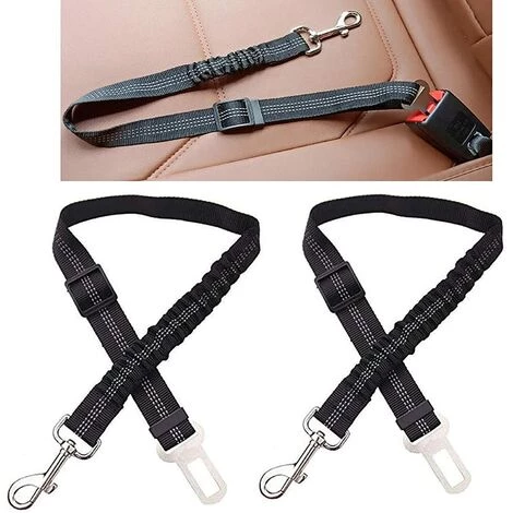 LONGZIMING Harnais Voiture Pour Chiens,2 PCS Ceinture De Sécurité Pour Chien Pour Voiture,réglable, Absorption Des Chocs, Bande Réfléchissante, Convient Pour Toutes Les Races De Chiens Et Types De Voitures 1 LONGZIMING Harnais Voiture Pour Chiens,2 PCS Ceinture De Sécurité Pour Chien Pour Voiture,réglable, Absorption Des Chocs, Bande Réfléchissante, Convient Pour Toutes Les Races De Chiens Et Types De Voitures