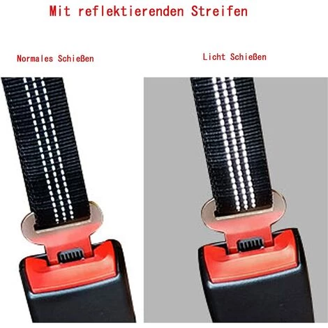 LONGZIMING Harnais Voiture Pour Chiens,2 PCS Ceinture De Sécurité Pour Chien Pour Voiture,réglable, Absorption Des Chocs, Bande Réfléchissante, Convient Pour Toutes Les Races De Chiens Et Types De Voitures 3 LONGZIMING Harnais Voiture Pour Chiens,2 PCS Ceinture De Sécurité Pour Chien Pour Voiture,réglable, Absorption Des Chocs, Bande Réfléchissante, Convient Pour Toutes Les Races De Chiens Et Types De Voitures – Image 3