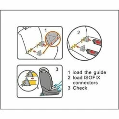 ABCRITAL Lot De 2 Fixations De Ceinture De Sécurité Pour Siège De Voiture Avec Boucle Fixe Pour Siège De Bébé (Noir) -Cage, caisse et transport pour chien Soldes 58344600 4