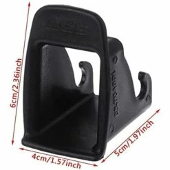 ABCRITAL Lot De 2 Fixations De Ceinture De Sécurité Pour Siège De Voiture Avec Boucle Fixe Pour Siège De Bébé (Noir) -Cage, caisse et transport pour chien Soldes 58344600 5